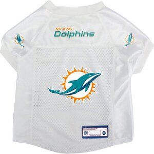 NFL Miami Dolphins Pet - Dog & Cat Jersey, Team Color by Littlearth Sz M - NWT